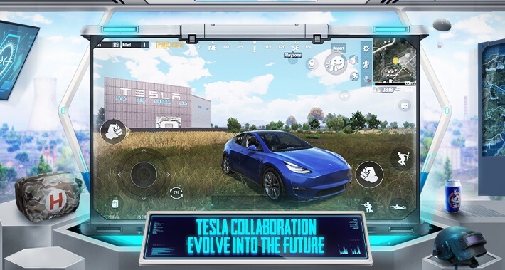 سيارة تسلا موديل Y - تحديث لعبة PUBG Mobile