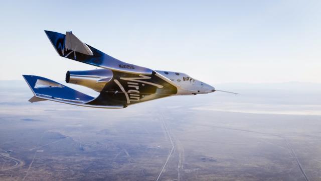 طائرة فيرجن غالاكتيك - إرسال ريتشارد برانسون إلى الفضاء