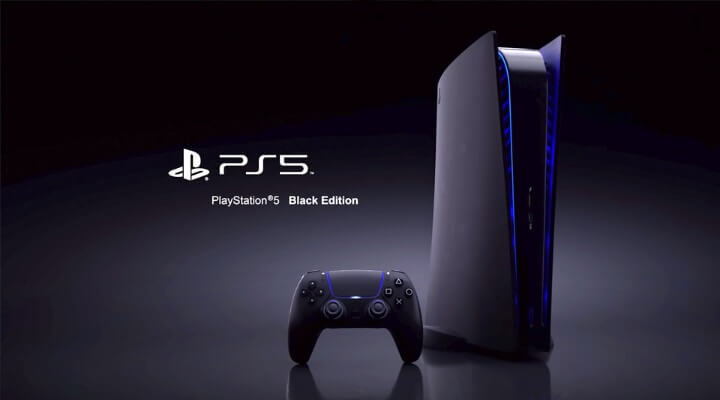 جهاز PS5 الإصدار الأسود - 10 ملايين وحدة تحكم PS5
