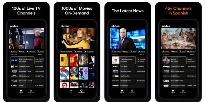 تطبيق Pluto TV آيفون - برنامج مشاهدة مسلسلات للايفون مجانا