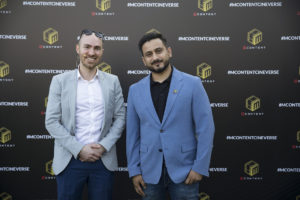 4MContent Cineverse Launch Jeremy Dalton Head of Metaverse Technologies PwC Umair Masoom Usmani Founder and Managing Director MContent