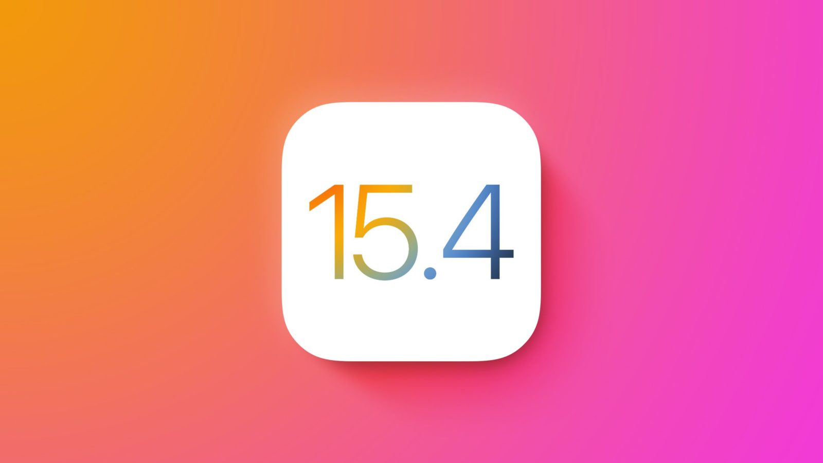 نظام تشغيل الآيفون - iOS 15.4