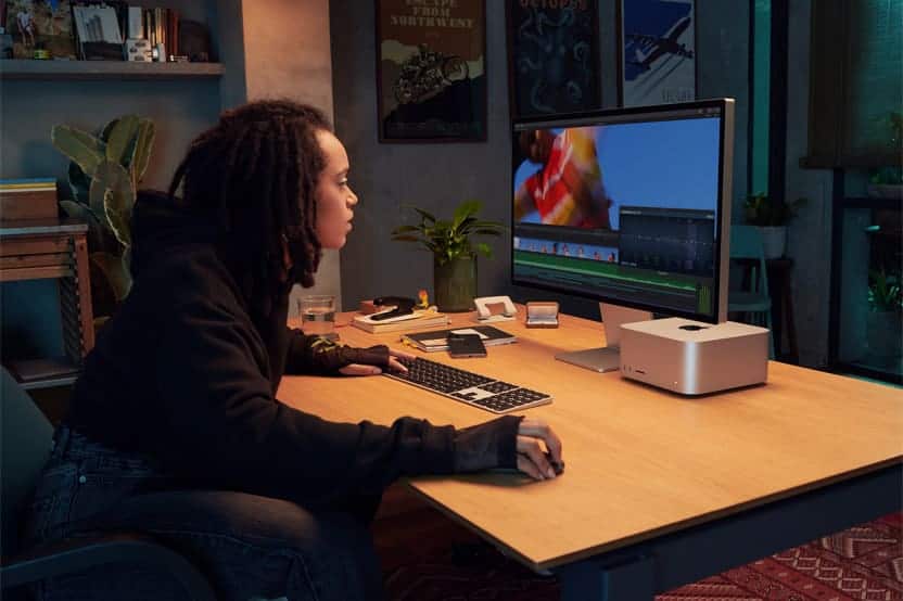 جهازي Mac Studio وشاشة Studio Display لكافة الأعمال الإبداعي
