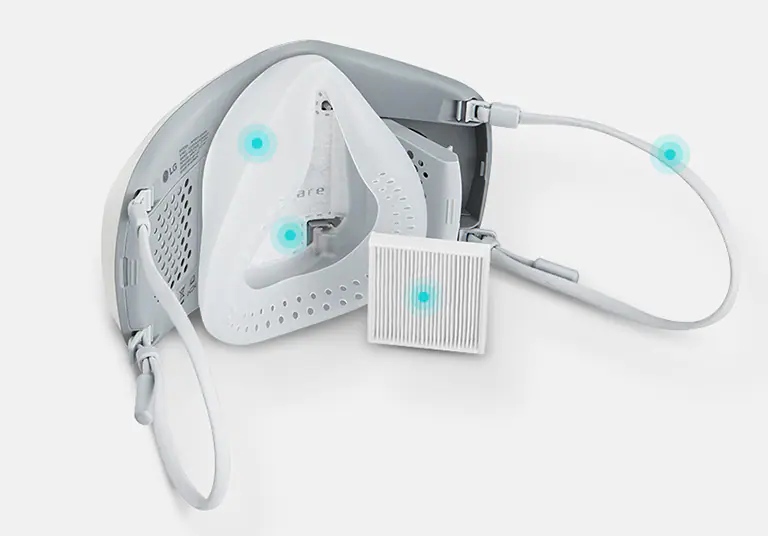 أجزاء قناع الوجه - LG PuriCare Wearable Air Purifier
