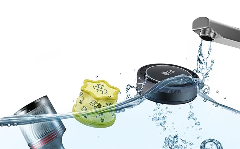 غسل الفلاتر - LG CordZero A9 Kompressor