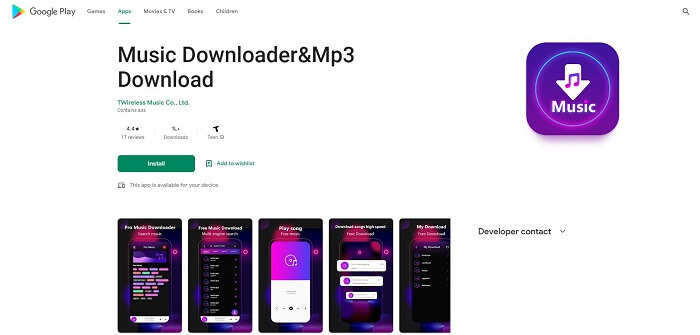 برنامج Free Music Downloader - برنامج تنزيل اغاني mp3 مجانا للاندرويد