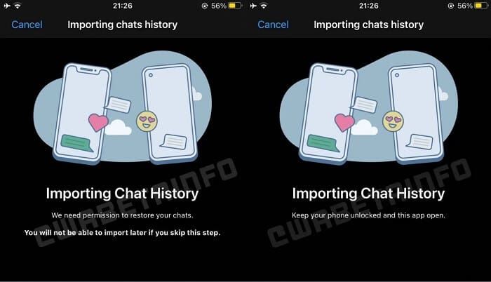 ميزة نقل محادثات واتساب - نقل محادثات واتساب من أندرويد إلى iOS