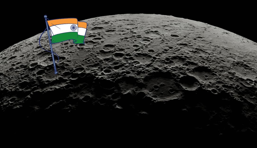 مركبة الهند تكتشف وجود الكبريت في القطب الجنوبي للقمر