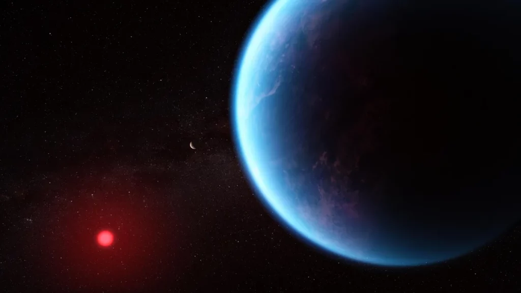 تلسكوب جيمس ويب يكتشف وجود محيط مائي على كوكب بعيد 1