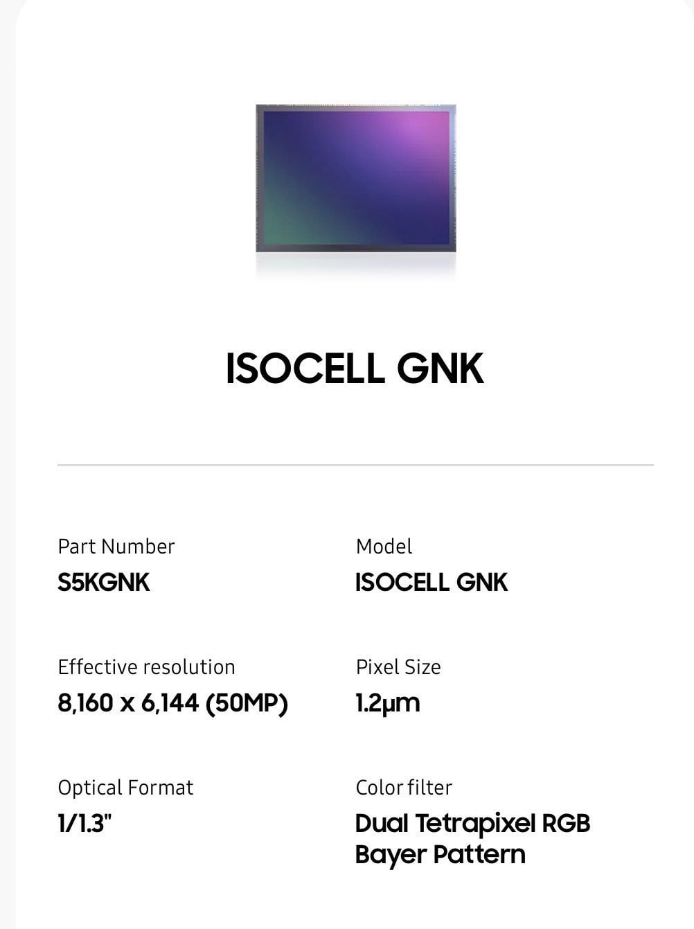 ISOCELL GNK 