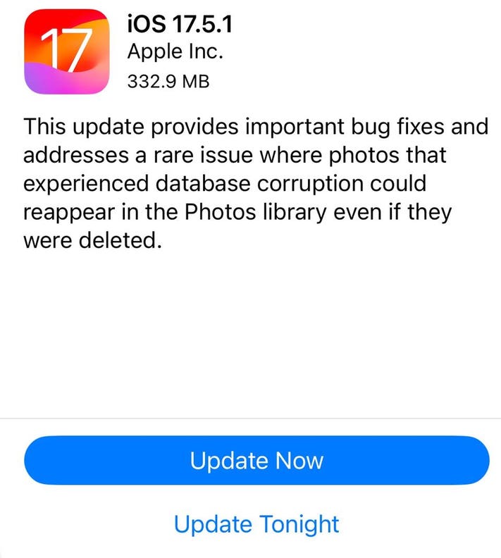 iOS 17.5.1