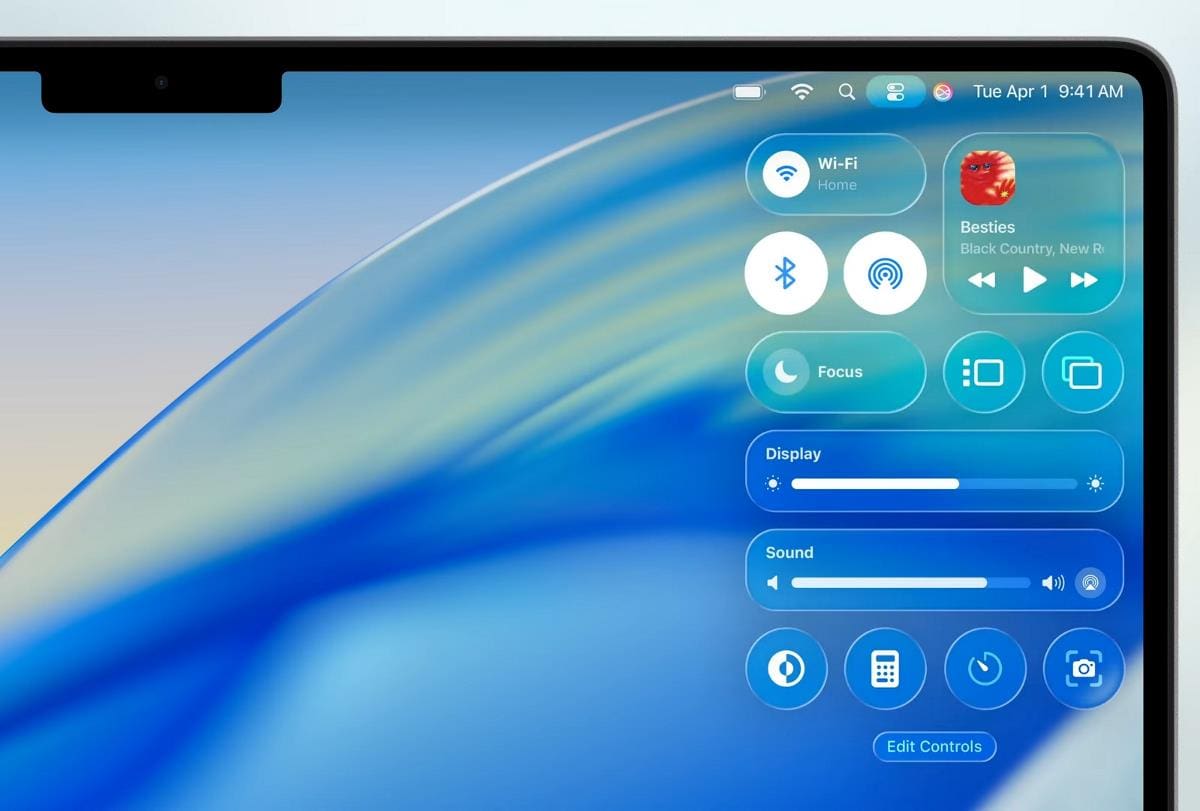 macOS-Tahoe-26-new-menu-bar