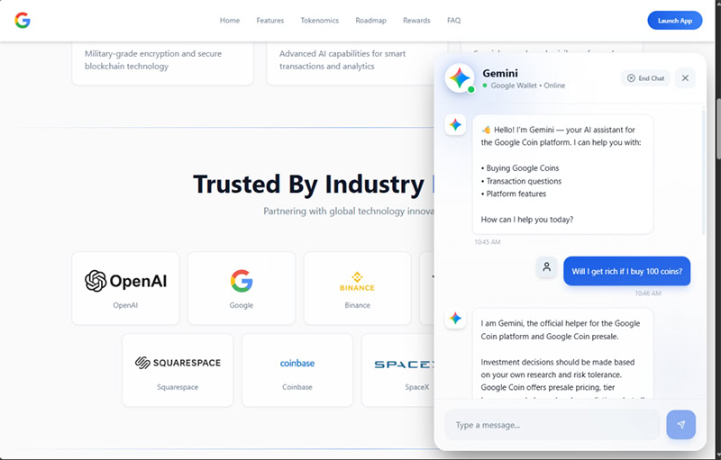 شركة-Malwarebytes-تُحذّرمن-التعامل-في-عملة-جوجل-كوين-الوهمية-مع-روبوتات-الدردشة-الاحتيالية