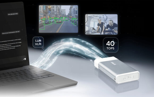 شركة-ASUS-تعلن-عن-وحدة-UGen300-USB-AI-Accelerator-محرك-ذكاء-اصطناعي-يُمكن-توصيله-بأي-لاب-توب-عبر-منفذ-USB