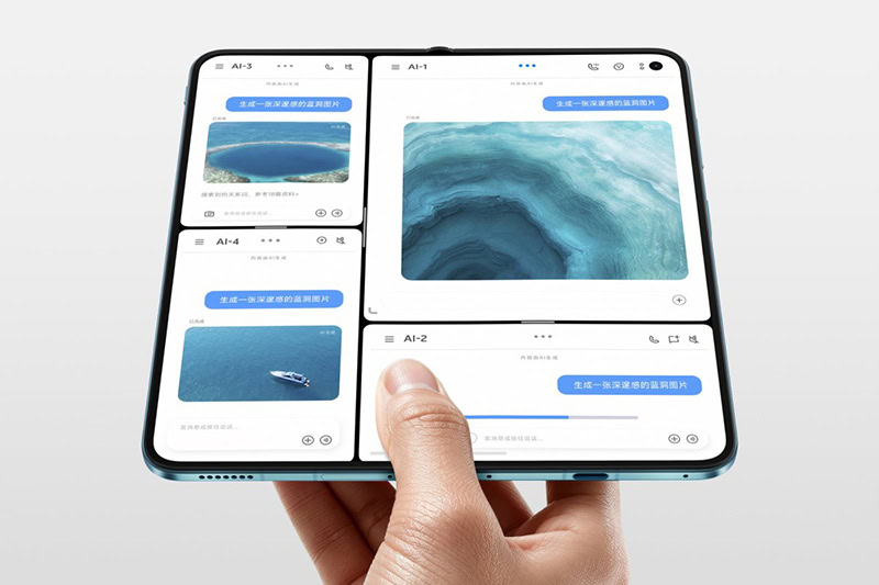 خصائص البرمجيات وواجهة المستخدم على هاتف Vivo X Fold 6 القابل للطي