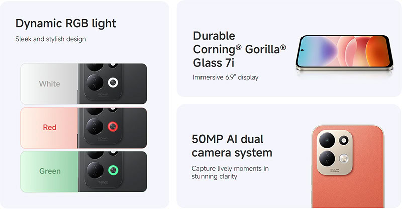 الميزات الرئيسية لهاتف Redmi 17 5G