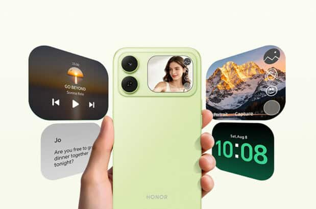Honor Play 20C أول هاتف اقتصادي في العالم بشاشة خلفية متعددة الاستخدامات